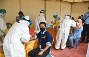 Rapid Test Massal 228 Pedagang Swarga Bara – Hasilnya Tak Ada yang Reaktif