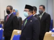 Bupati mengikuti upacara Hari Lahir Pancasila secara Virtual dengan Presiden Joko Widodo