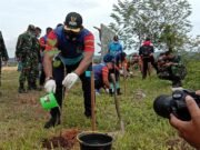 Peringati HPN 2021, Plt Bupati Kutim Tanam Pohon di Polder Sangatta
