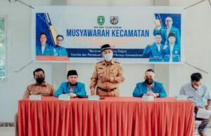 Camat Teluk Pandan Buka Muscam DPK KNPI – Diharapkan Dukung Kemajuan Para Pemuda