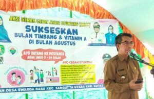 Luncurkan AGAS, Bupati Dorong Kutim Bebas Stunting