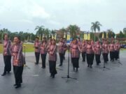 Bawakan Lagu Nasi Bakepor dan Aku Menyanyi, Paduan Suara Cap Jempol Semarakkan HUT ke-24 Kutim