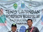Kutim Rebut Dua Perunggu dari Tenis Lapangan di Porprov Kaltim Korpri