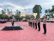 Tutup Tahun 2024, 46 Personel Polres Kutim Naik Pangkat