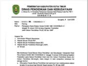 Kutai Timur Tegaskan Sekolah Negeri Tak Boleh Bebani Orang Tua dalam Kegiatan Perpisahan