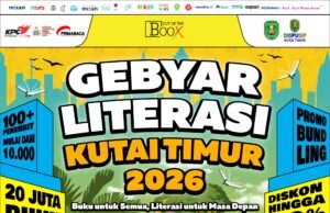 Out of The Boox, Kutim Banjir 550 Kardus Buku Berkualitas dengan Diskon Menggila